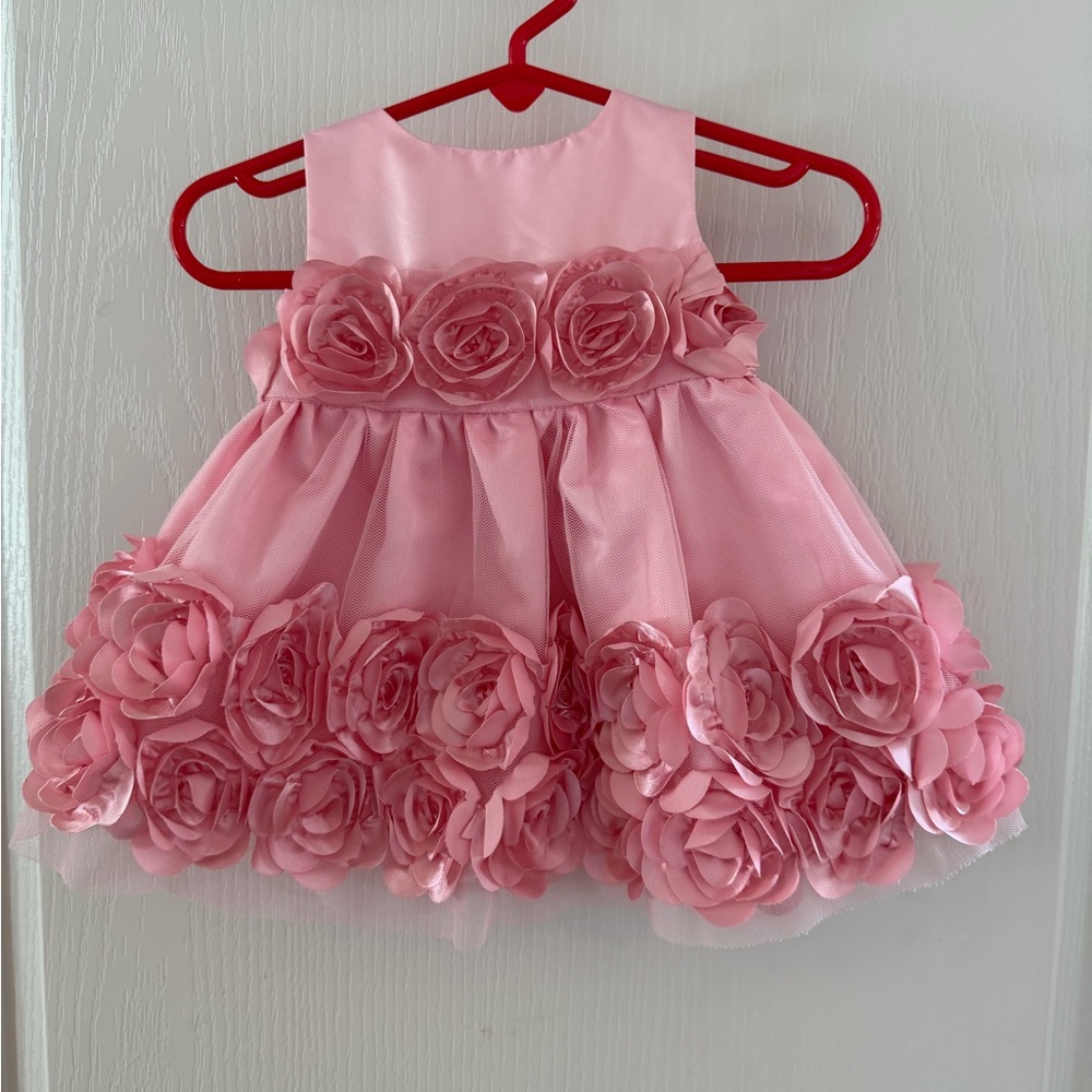 Pink Baby Dress 0-3 months